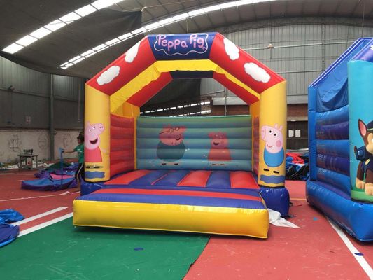 Mini maison gonflable en PVC Château gonflable avec les personnages de dessins animés préférés des enfants