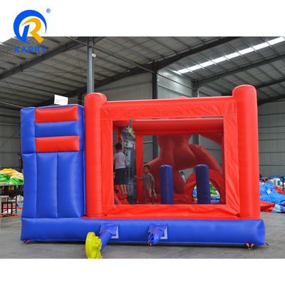 Unisexe PVC gonflable Spiderman Commercial Bounce House avec souffleur de diapositive inclus