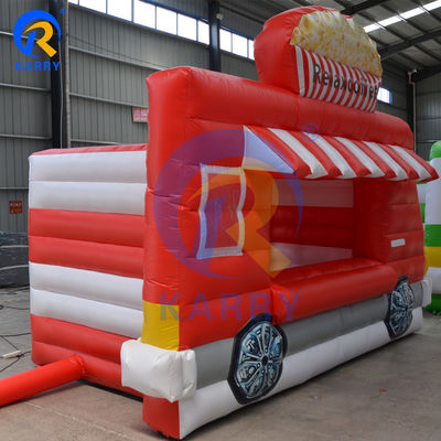 Commercial PVC intérieur gonflable Relax Café voiture sautant château rebondissant Popcorn Booth
