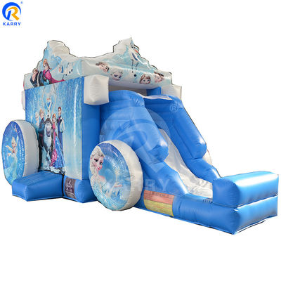 Chariot de princesse congelée préféré des filles, trottoir gonflable avec souffleur
