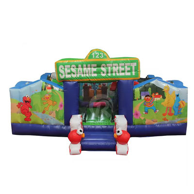 Taille personnalisée Rue du Sésame Bouncer gonflable Château gonflable pour 14 ans