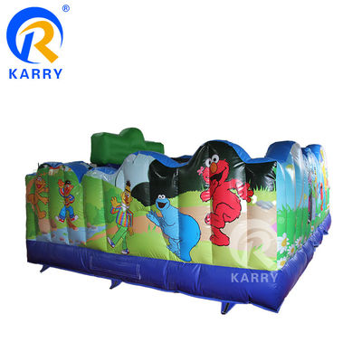Taille personnalisée Rue du Sésame Bouncer gonflable Château gonflable pour 14 ans