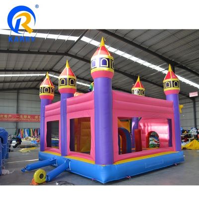 Glissière d'eau gonflable sautant château rebondissant glissière combo pour les enfants en couleur personnalisée