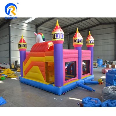 Glissière d'eau gonflable sautant château rebondissant glissière combo pour les enfants en couleur personnalisée