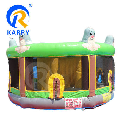 Logo Imprimé Bounce House Gardien Arbre Elfe Glisseur gonflable avec glisseur d'eau