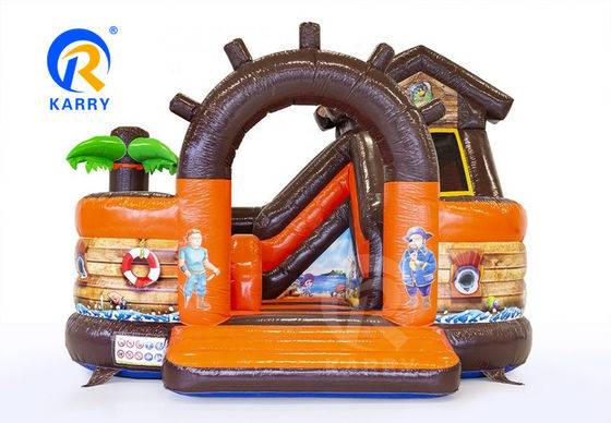 Entretien en plein air Unisexe PVC Château gonflable avec conception de navire pirate