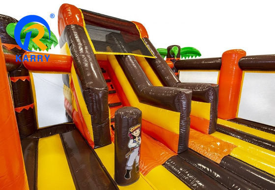 Entretien en plein air Unisexe PVC Château gonflable avec conception de navire pirate