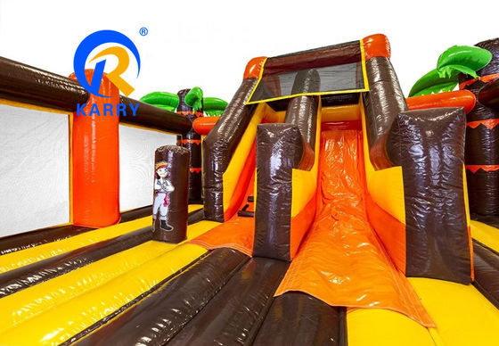 Entretien en plein air Unisexe PVC Château gonflable avec conception de navire pirate
