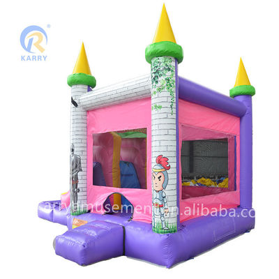Double toboggan et saut en piscine PVC maison gonflable pour le jeu en plein air