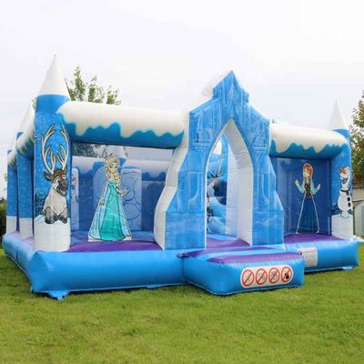 Château à saut de glissière sur mesure thème congelé maison gonflable pour le plaisir de la fête