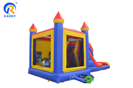 Jeux pour enfants personnalisés Château gonflable mouillé sec Bouncer Pool Slide Combo Château sautant avec piscine à glissière d'eau Age 14