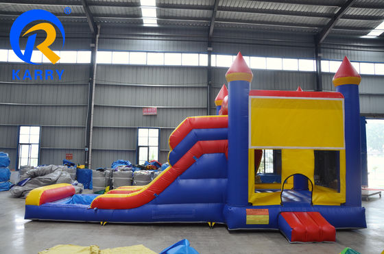 Jeux pour enfants personnalisés Château gonflable mouillé sec Bouncer Pool Slide Combo Château sautant avec piscine à glissière d'eau Age 14