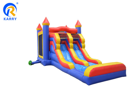 Jeux pour enfants personnalisés Château gonflable mouillé sec Bouncer Pool Slide Combo Château sautant avec piscine à glissière d'eau Age 14
