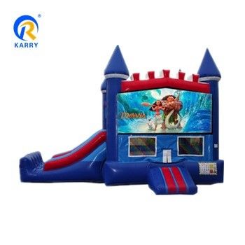 Certifié CE Portable Spiderman personnalisé Combo Château gonflable Glissière pour maison de rebond