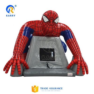 Fête unisexe amusante avec des normes CE souffleur Spiderman maison gonflable