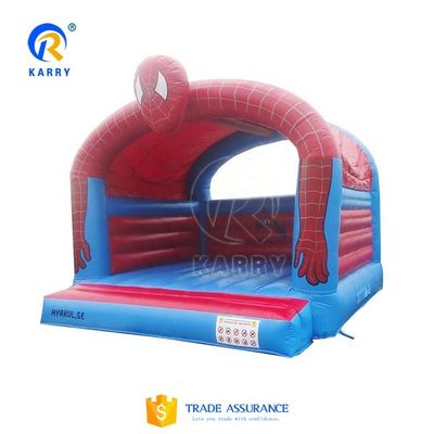 Fête unisexe amusante avec des normes CE souffleur Spiderman maison gonflable