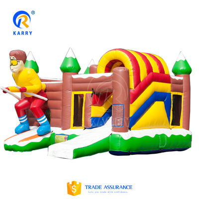 Expédition aérienne maritime Expédition maritime pour enfants Terrain de jeux en plein air Maison gonflable avec glissement