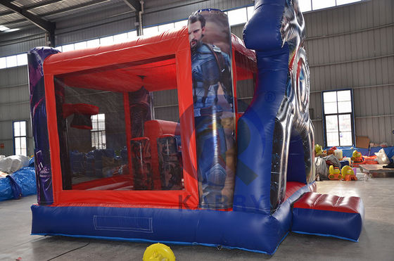 Unisexe Commercial Inflatable Combo Castle Slide avec souffleur CE et accessoires de réparation