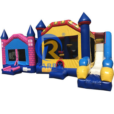 Saut commercial maison gonflable combo château glisse pour le jardin amusant unisexe
