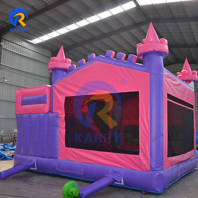 Saut commercial maison gonflable combo château glisse pour le jardin amusant unisexe