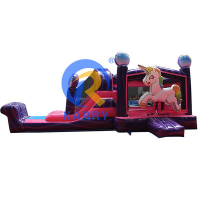 Caractéristiques Combo gonflable arc-en-ciel portable pour adultes sautant et fête pour enfants