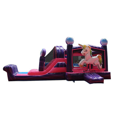 Caractéristiques Combo gonflable arc-en-ciel portable pour adultes sautant et fête pour enfants