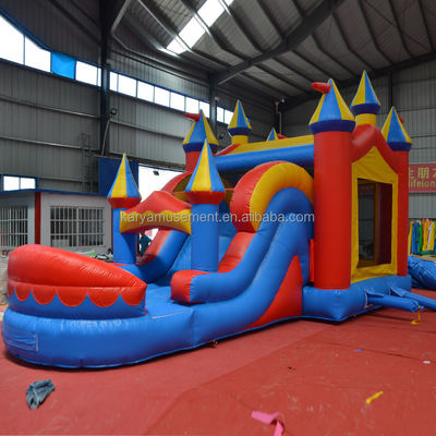 Château gonflable sautant Combo Commercial Bounce House pour le divertissement familial