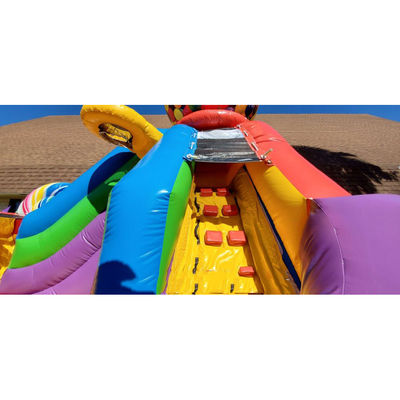 Kidzone Commercial Inflatable Candy House Thème Château Moonwalk Bouncer pour la maison