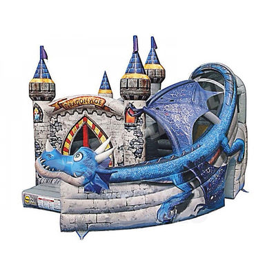 Majestueuse maison gonflable avec rebond Castle Combo Slide Tailles optionnelles pour 5 à 10 passagers