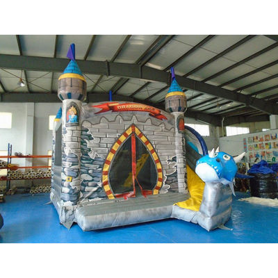 Majestueuse maison gonflable avec rebond Castle Combo Slide Tailles optionnelles pour 5 à 10 passagers