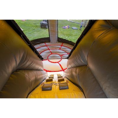 Vaisseau spatial gonflable gardien du château Slide sec Combo pour enfants Couleur personnalisée