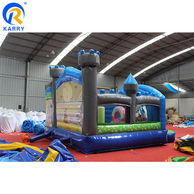Taille personnalisée 3D Arc-en-ciel Unicorn château combinaison de toboggan parfait pour les fêtes