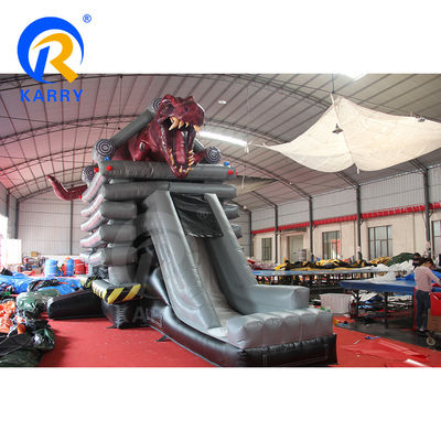EN14960 Certifié Monstre piégé Dino Combinaison de clapet gonflable pour le jeu actif des enfants