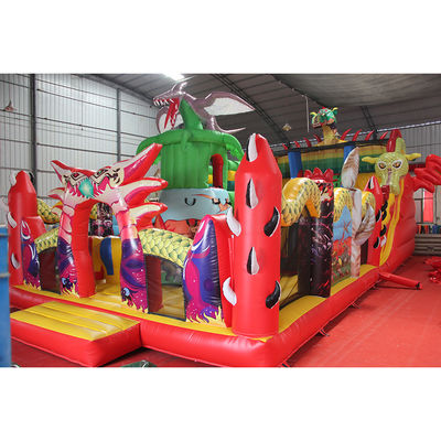 Centre d'activités pour enfants de la ville amusante gonflable Dragon gonflable château de rebond Saut en l'air