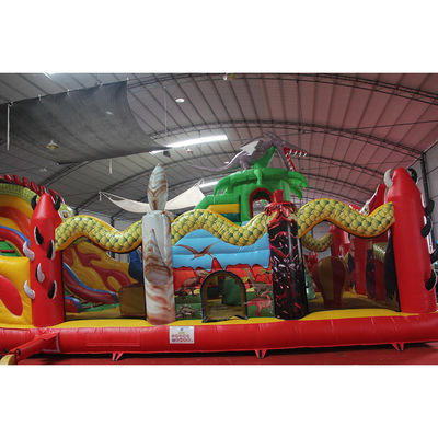 Centre d'activités pour enfants de la ville amusante gonflable Dragon gonflable château de rebond Saut en l'air