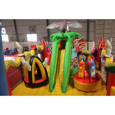 Centre d'activités pour enfants de la ville amusante gonflable Dragon gonflable château de rebond Saut en l'air