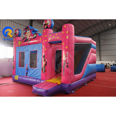 Glissière gonflable du château Combo Bouncy Jump Glissière aquatique du château