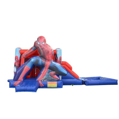 Caractéristiques PORTABLE gonflable Spiderman Bouncer Combo pour les enfants Location de fête