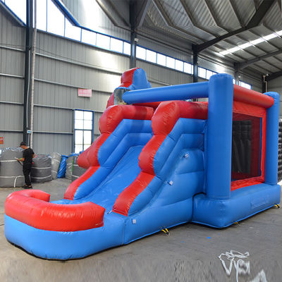 14 ans et plus Groupe d'âge Commercial PVC Spiderman Bouncer gonflable Maison avec glisser