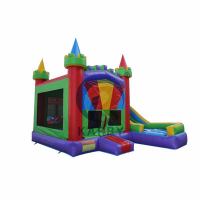 EN14960 Combo de glissière de château gonflable certifié 5 en 1 avec conception personnalisée