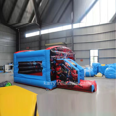 Entretien en plein air Homme araignée Bouncer gonflable Château Slide et maison gonflable