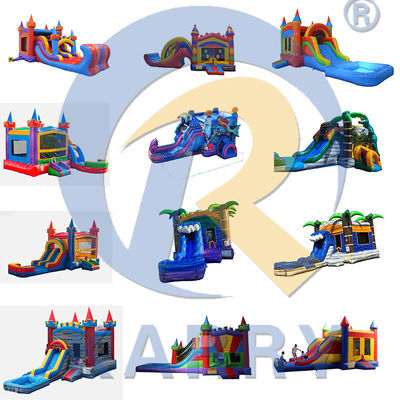 Commercial Château gonflable thème de mariage Château gonflable Slide Combo pour l'expédition