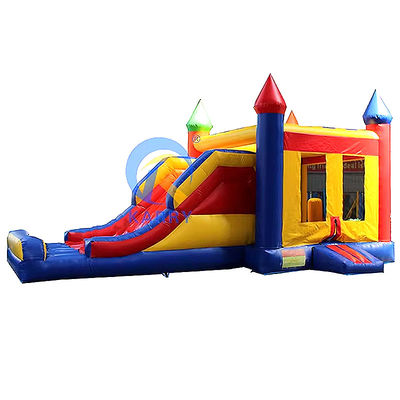 Moonwalk personnalisé Couleur gonflable Bouncer Slide Jumping Château pour la location de fête