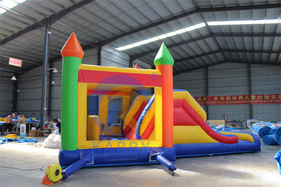 Moonwalk personnalisé Couleur gonflable Bouncer Slide Jumping Château pour la location de fête