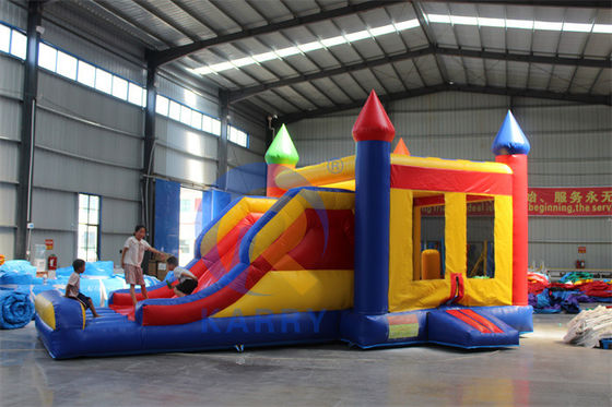 Moonwalk personnalisé Couleur gonflable Bouncer Slide Jumping Château pour la location de fête
