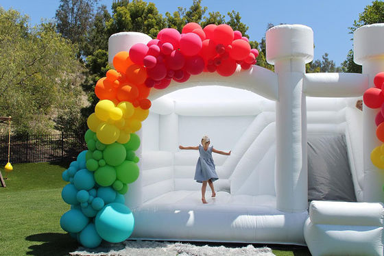 Fête de mariage Château gonflable avec équipement de location de toboggans en PVC