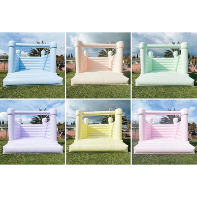 Blower inclus mariage commercial gonflable maison de rebond blanc pour les enfants