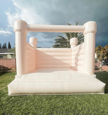 Blower inclus mariage commercial gonflable maison de rebond blanc pour les enfants