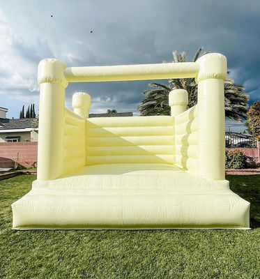 Blower inclus mariage commercial gonflable maison de rebond blanc pour les enfants