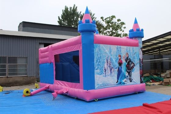 14 ans en haut du château Bounce Rose House Jumping Bouncy château à louer pour la fête